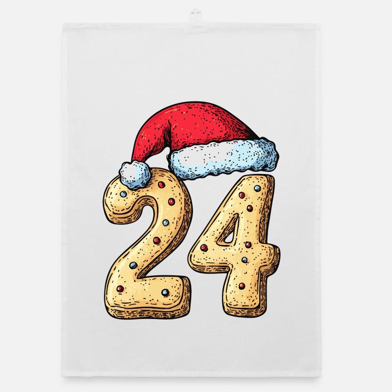 Biscuit de Noël à 24 chiffres Torchon bio