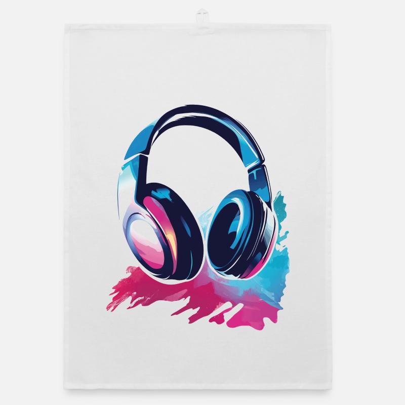 Headset Kopfhörer Organic Geschirrtuch