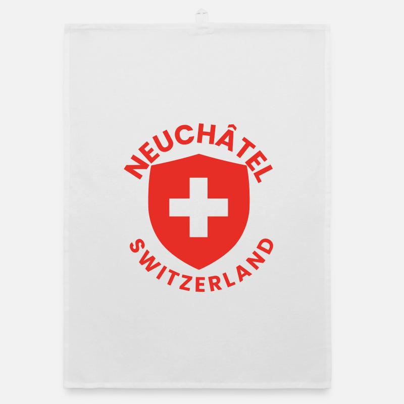 Bouclier suisse de Neuchâtel Torchon bio