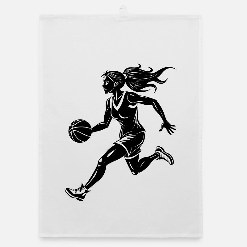 Basketball Organic Geschirrtuch