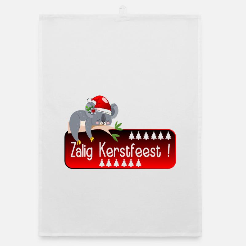 Joyeux Noël Koala Torchon bio