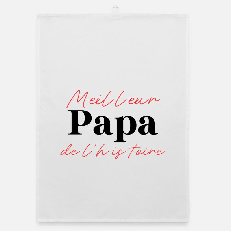 Bester Vater der Geschichte – Originalgeschenk Organic Geschirrtuch