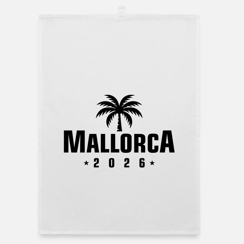 Mallorca 2026 Organic Geschirrtuch