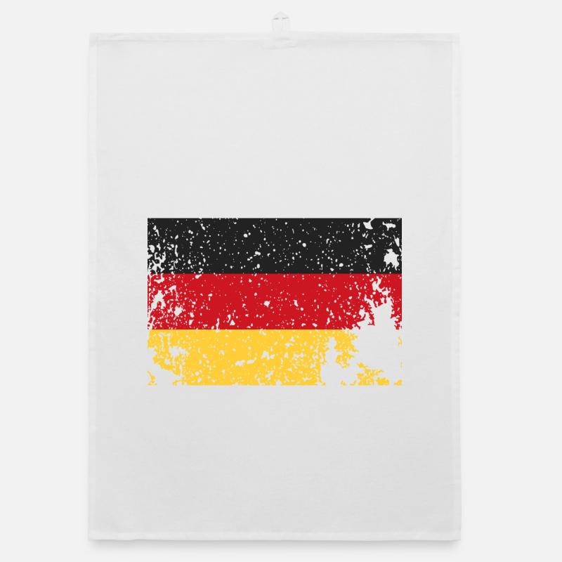 Drapeau de l’Allemagne Torchon bio