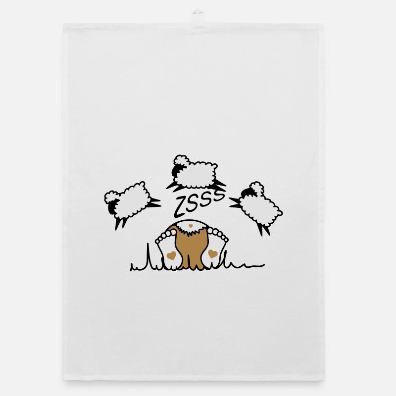 Counting Sheep Organic dish towel