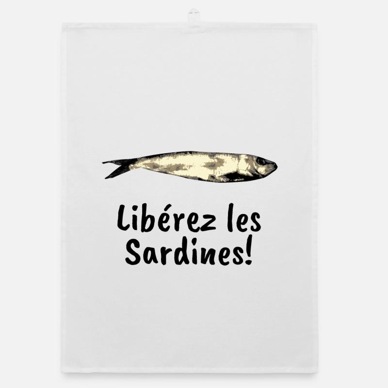 Liberez les sardines Torchon bio