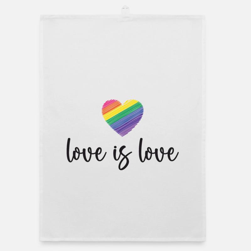 Pride Month - Love is Love Organic dish towel