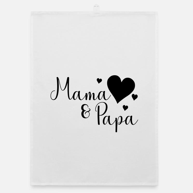 Mama und Papa Organic Geschirrtuch
