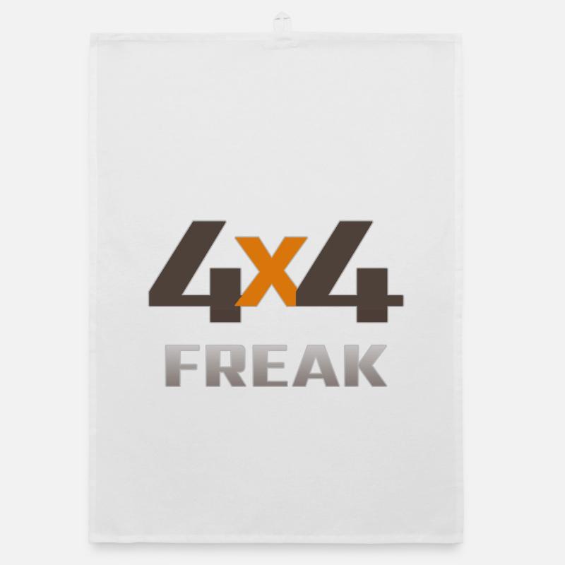Logo X 4x4 FREAK Orange X Torchon bio