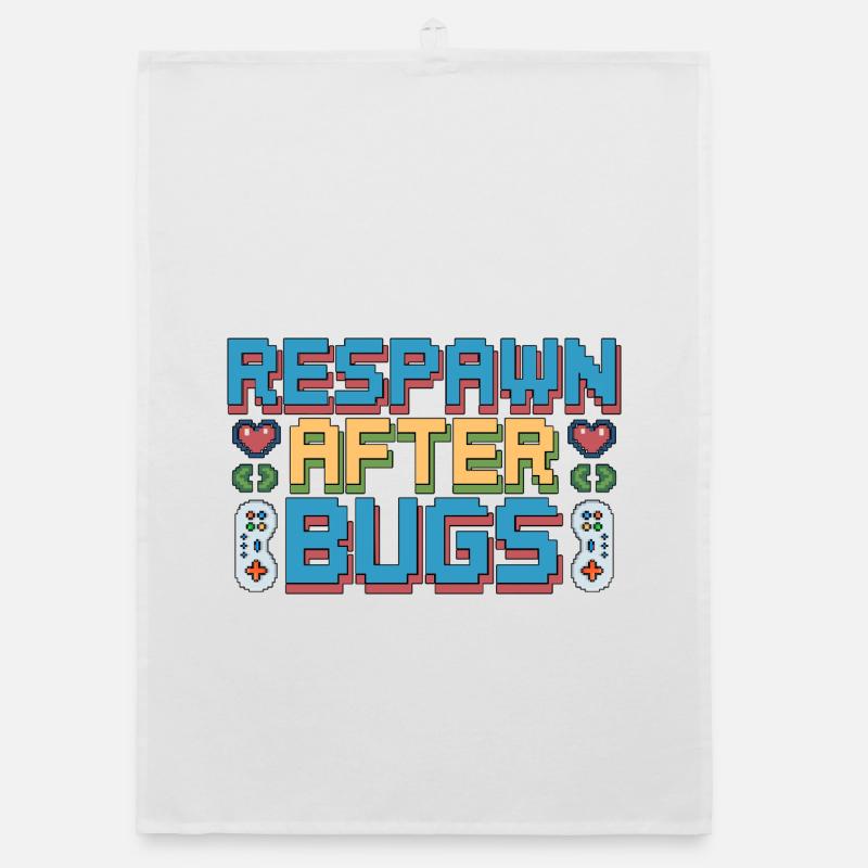 Game Developer Respawn After Bugs Indie Developer Organic dish towel