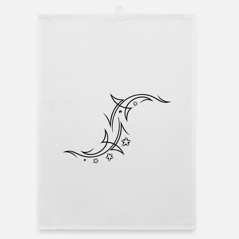 Tribal mit Sternen Organic Geschirrtuch