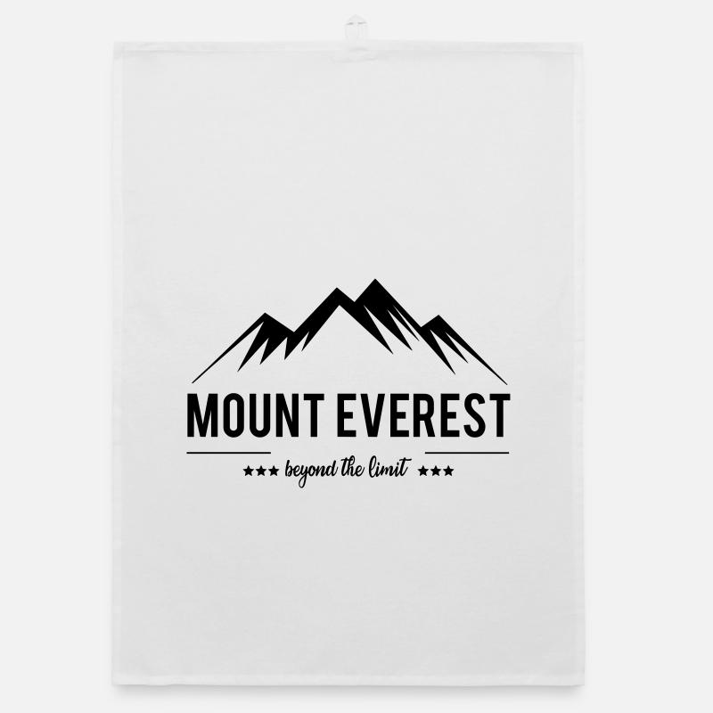 Mount Everest Beyond the Limit Organic dish towel