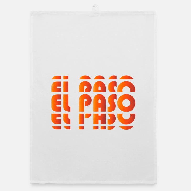 El Paso Gradient Raster Organic Geschirrtuch