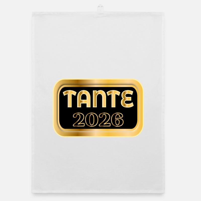 ANNONCE DU BÉBÉ D’AOÛT 2026 Torchon bio