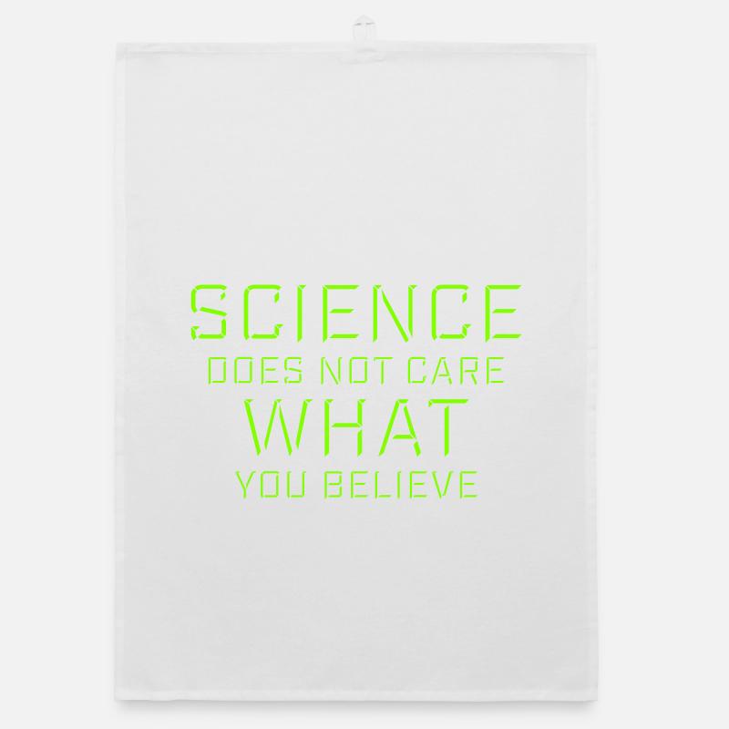 La science se moque de ce que vous croyez Logo des faits Torchon bio