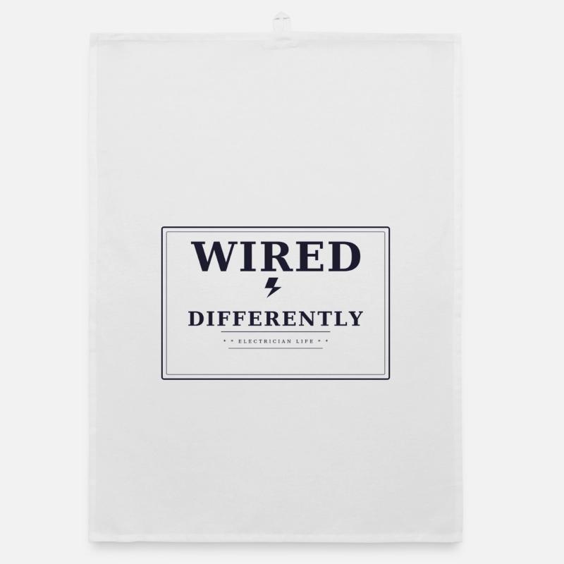 Wired differently Organic Geschirrtuch