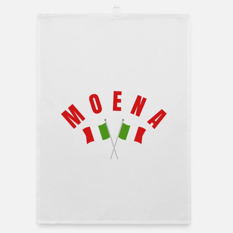 Drapeaux italiens de Modène Torchon bio