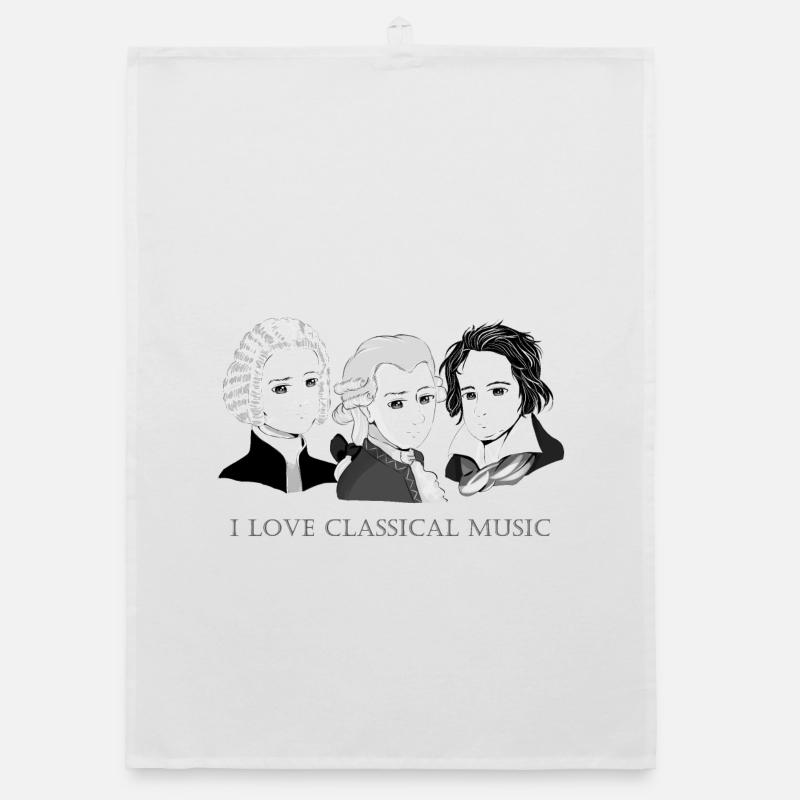 Bach - Mozart - Beethoven en chibi Torchon bio