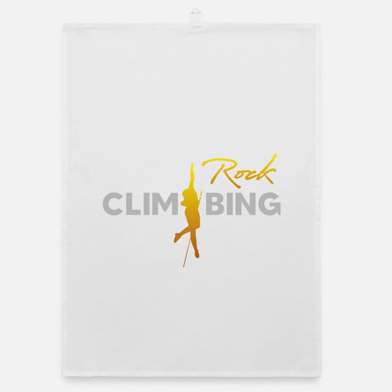 ROCK CLIMBING Organic dish towel