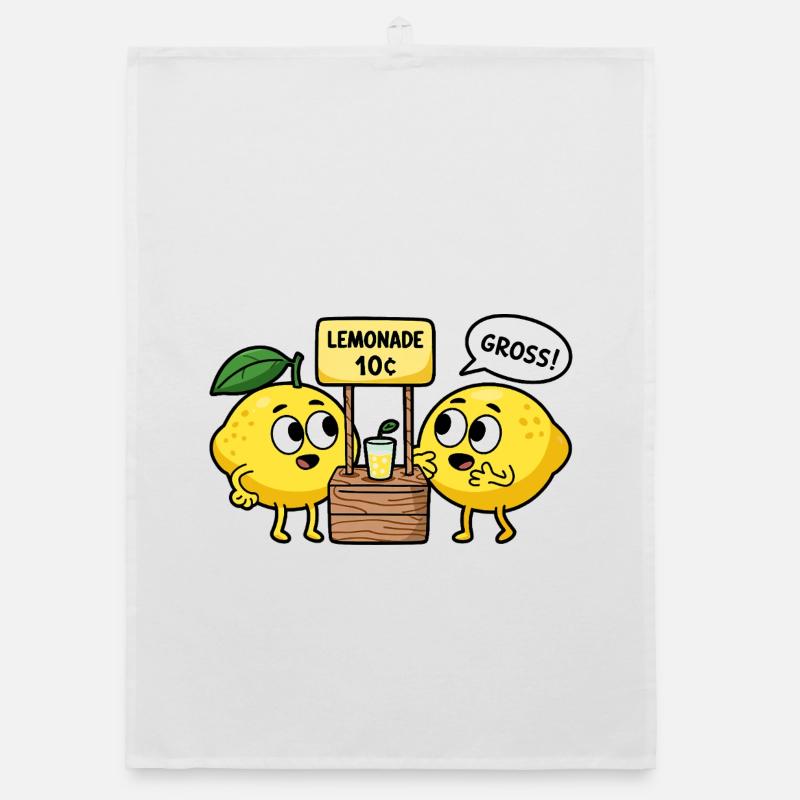 Lemon Comic – Lemonade for 10 Cents Organic dish towel