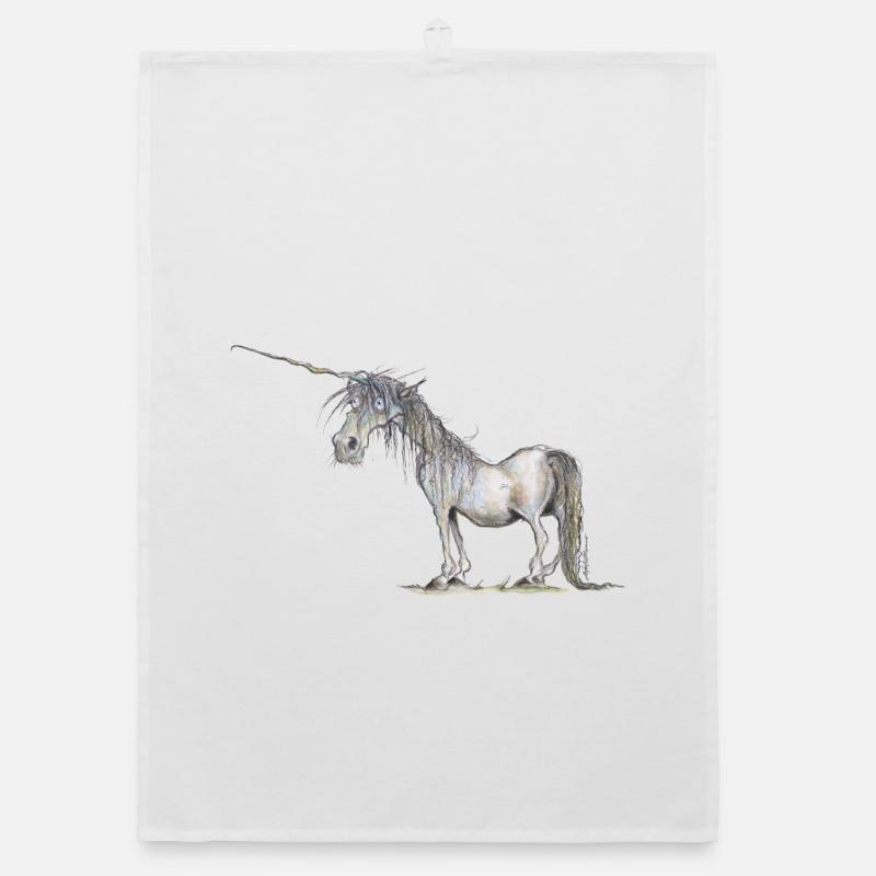 Das letzte Einhorn Organic Geschirrtuch
