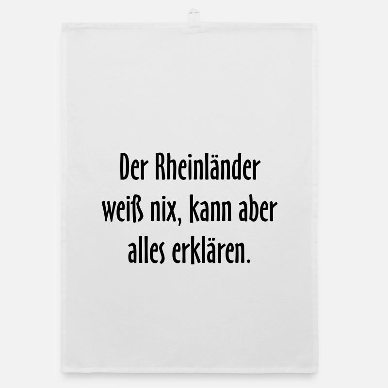Der Rheinländer - Versuch einer Typologie Organic Geschirrtuch