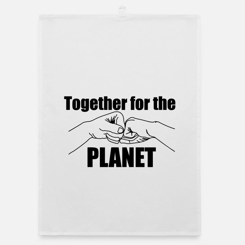 Ensemble pour notre terre Torchon bio
