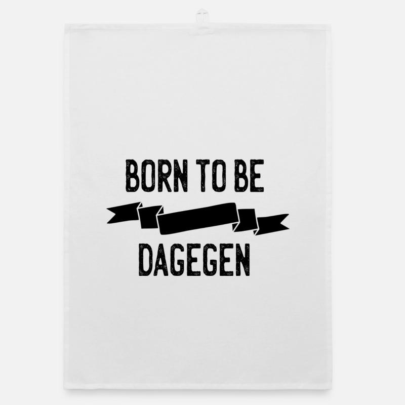Born to be dagegen Organic Geschirrtuch
