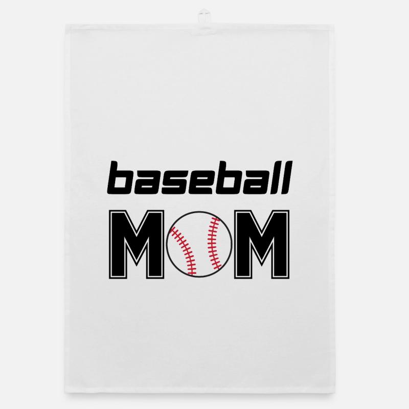 Maman de baseball Torchon bio