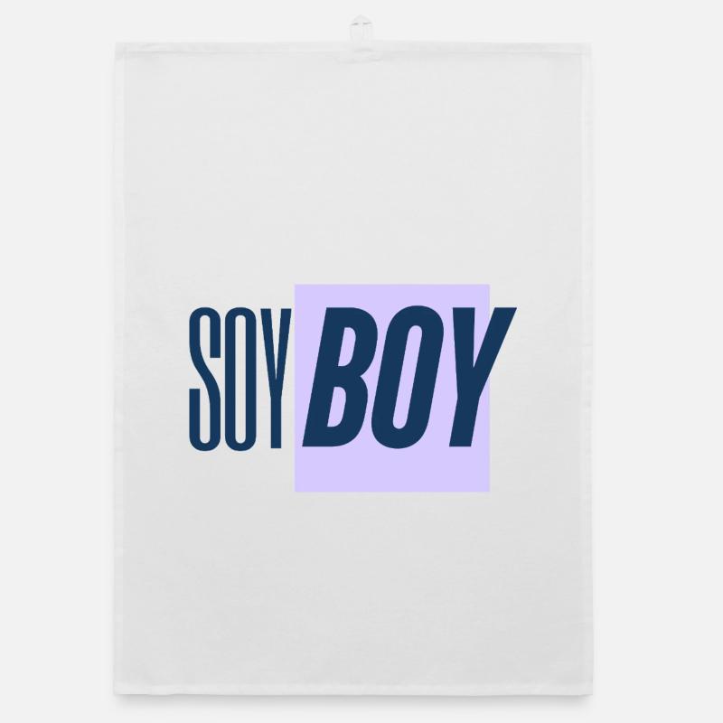 Garçon de soja - Soja Bub - Veggie Design Torchon bio