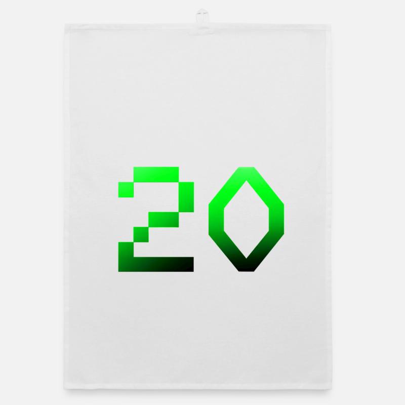 20 pixels Organic dish towel