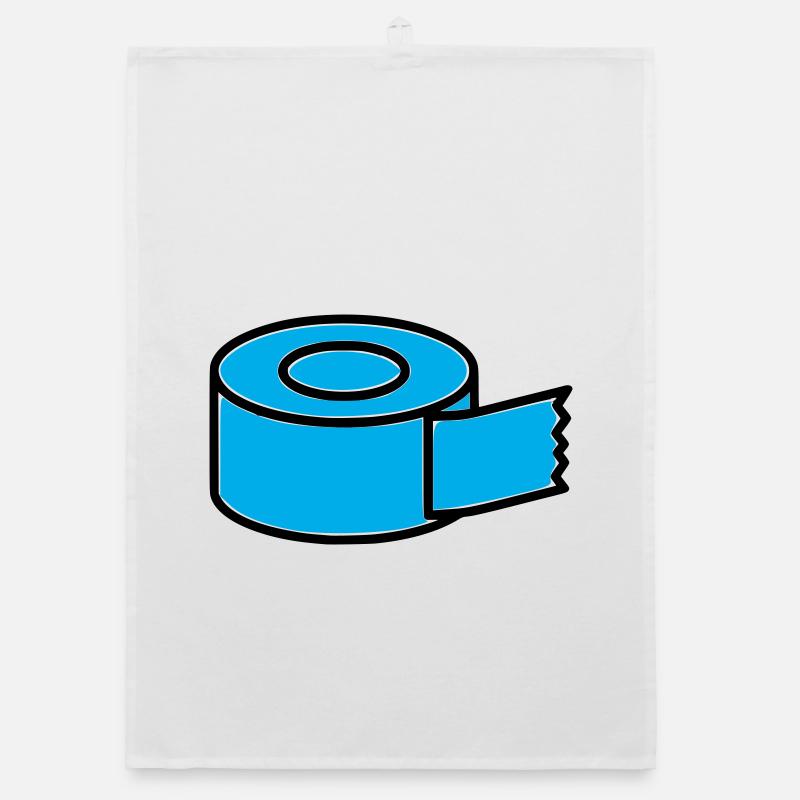 Klebeband Tape Rolle Comic Organic Geschirrtuch