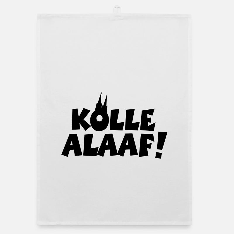 Kölle Alaaf! Kölner Karneval mit Kölner Dom Organic Geschirrtuch