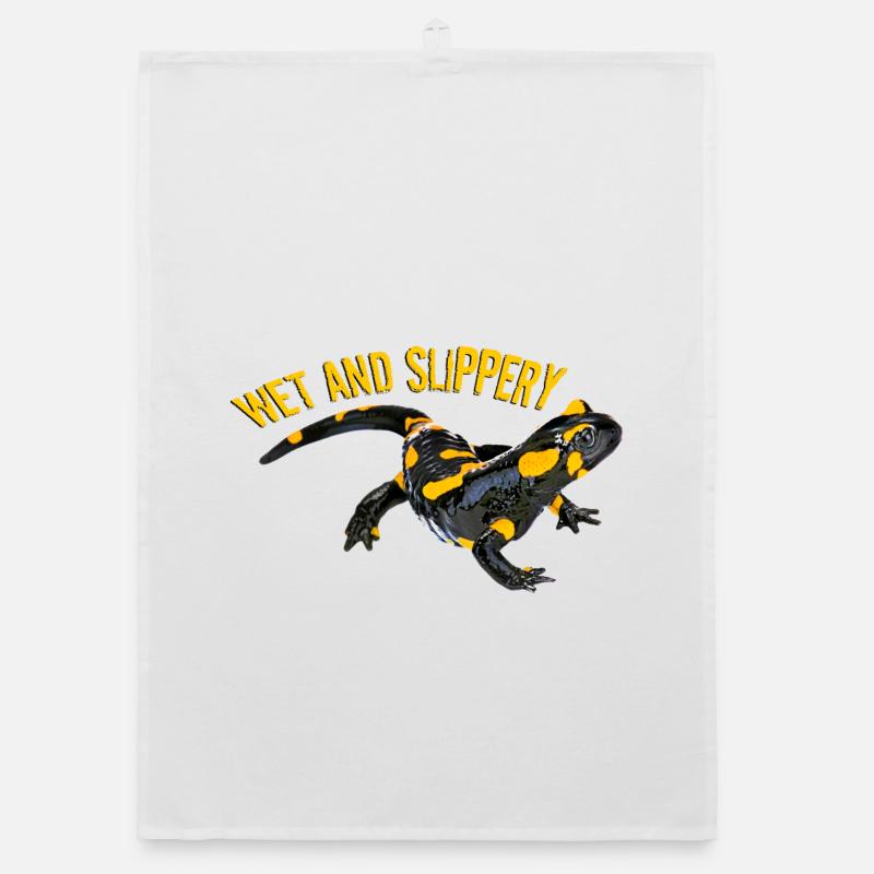 Fire salamander Organic dish towel