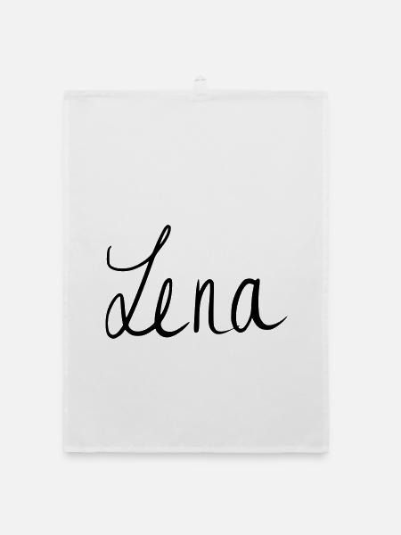 Lena - Organic dish towel - white - Front