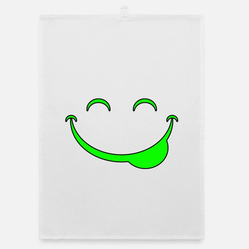 Drôle de visage Torchon bio