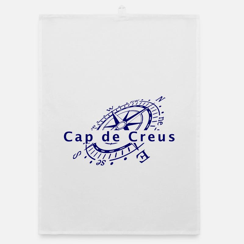 Windrose Cap de Creus Organic Geschirrtuch