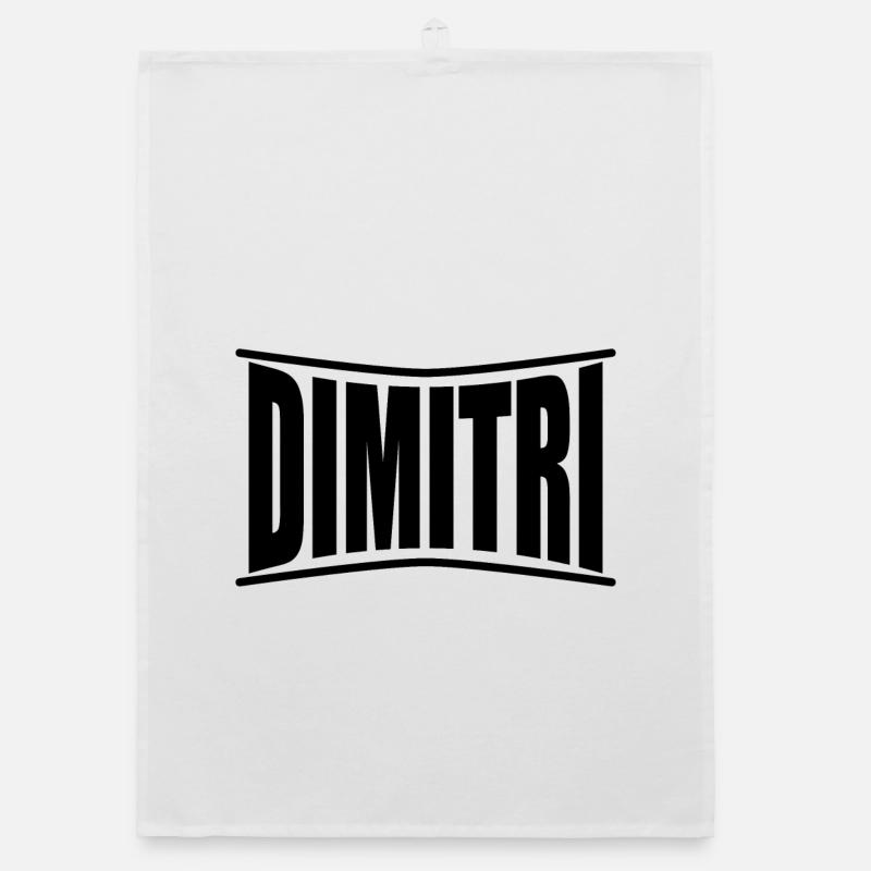 Dimitri t-shirt gift idea Organic dish towel