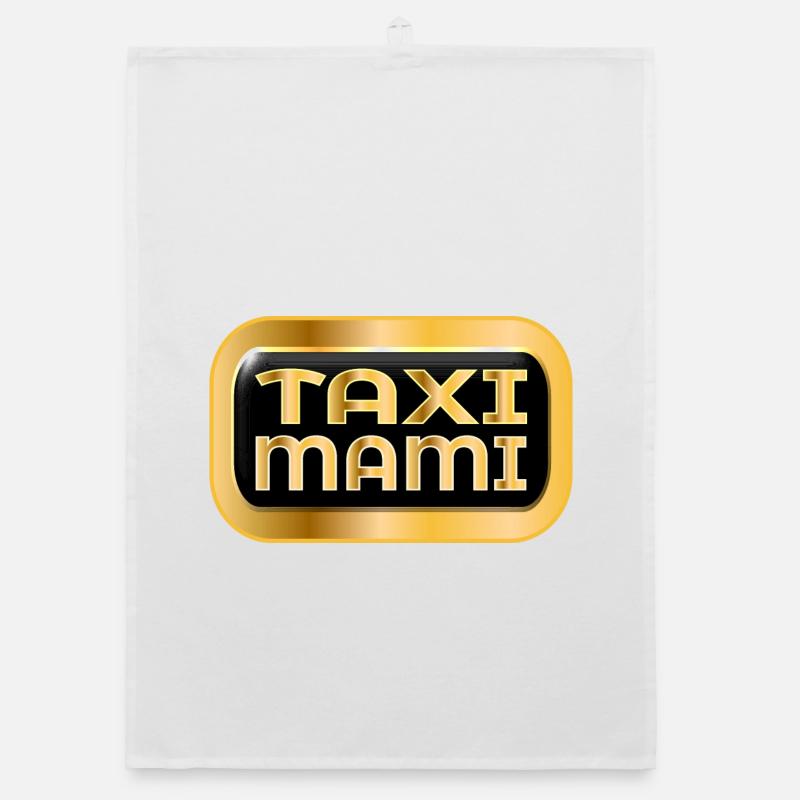MÈRE CHAUFFEUR - MAMAN TAXI Torchon bio