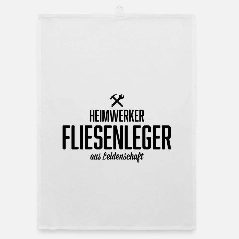 Heimwerker Fliesenleger Organic Geschirrtuch