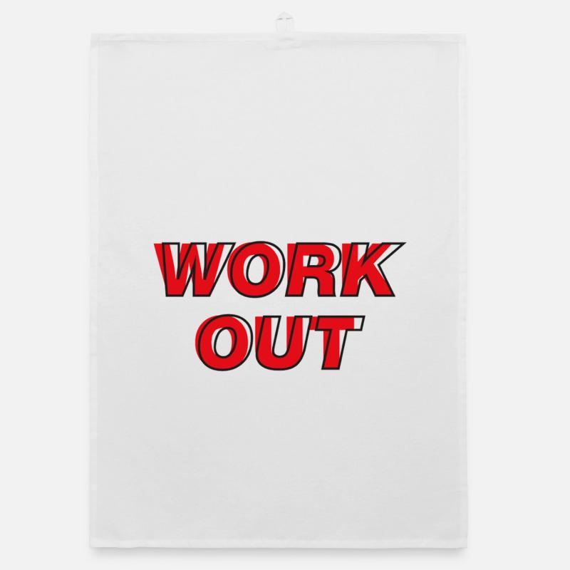 Work Out Organic dish towel
