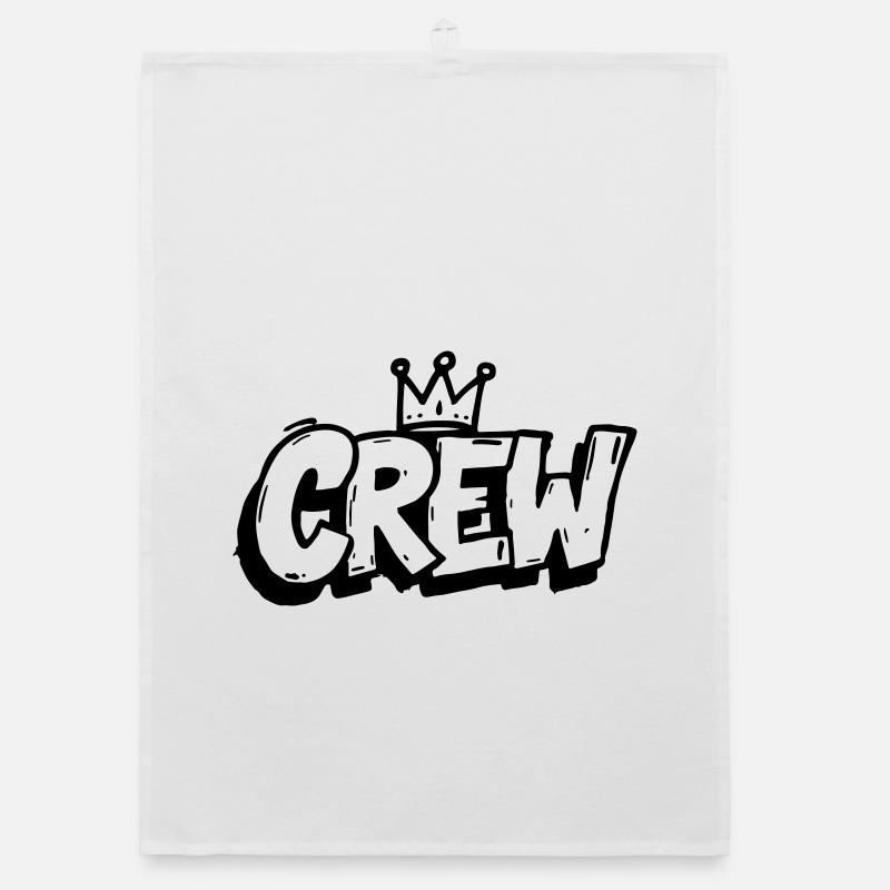 Crew Graffiti Organic Geschirrtuch