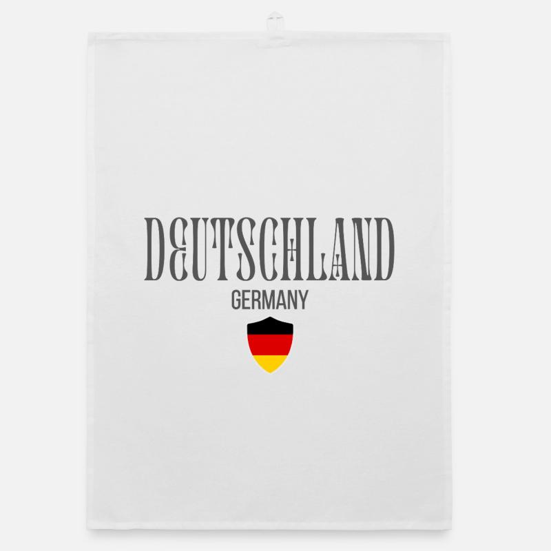 I love Germany, German pride Organic dish towel