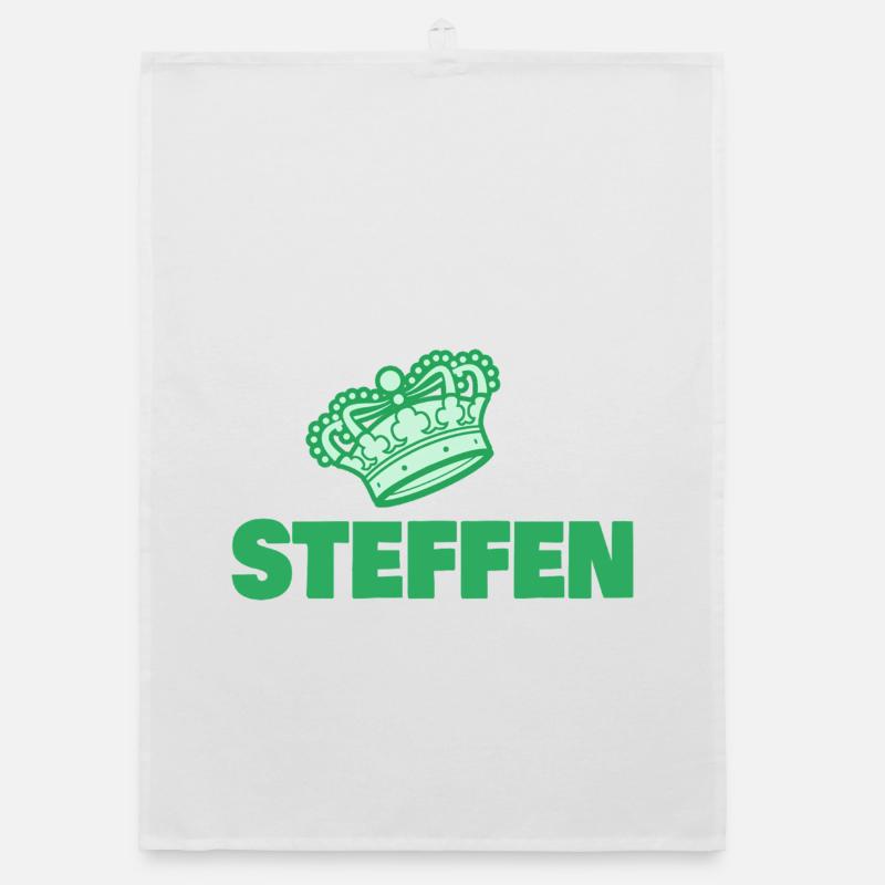 Vorname Steffen Organic Geschirrtuch