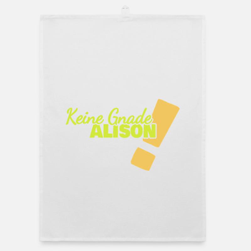 Funny Alison Organic dish towel