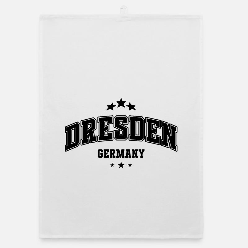 Dresden Arc Schriftzug Organic Geschirrtuch