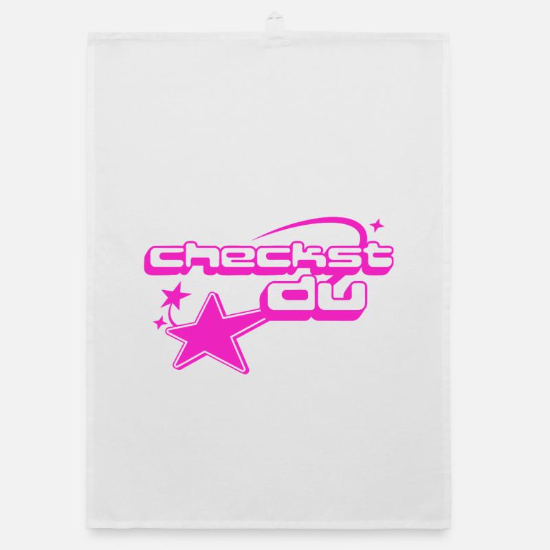Neon Checkout Stern Organic Geschirrtuch