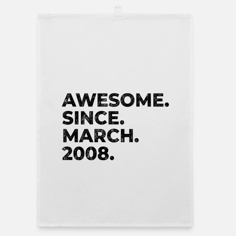 Awesome since March 1976 | Geburtstag Organic Geschirrtuch