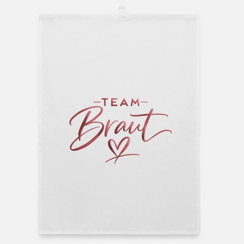 team braut Organic Geschirrtuch