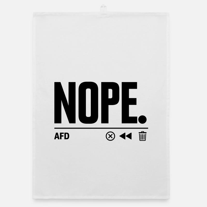 NOPE AfD Organic Geschirrtuch